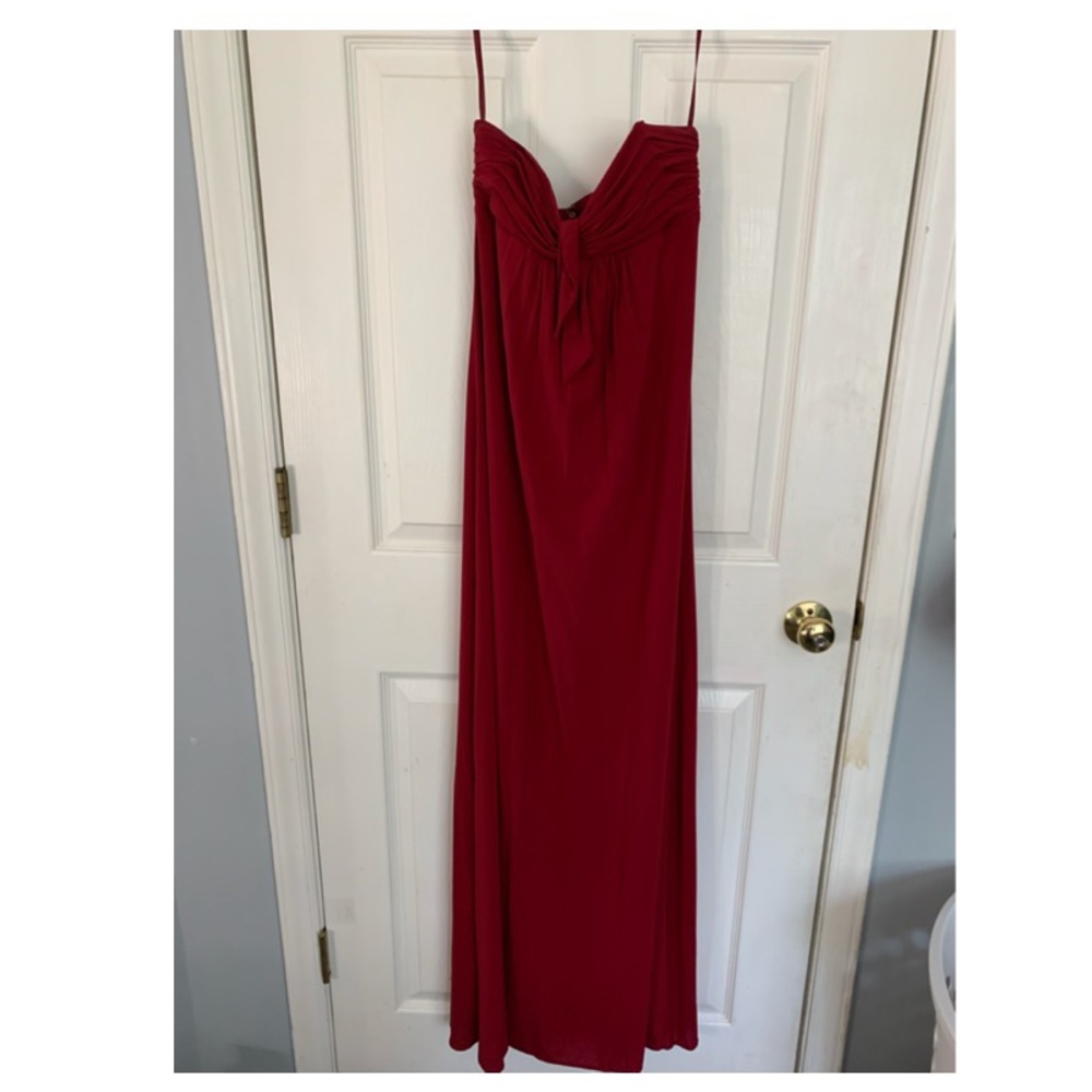 Red Elegant Maxi Dress
